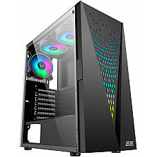 Корпус 2E GAMING Galaxy G2055 без БЖ 2xUSB3.0, 1xUSB2.0, 3x120мм ARGB, VGA 345мм, LCS ready, HUB, TG Side Panel, ATX, чорний