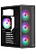 Корпус 2E GAMING Credo Plus V510B без БП, 1xUSB3.0, 1х USB 2.0, 1xUSB Type-C, 4x120мм RGB Rainbow, VGA 310мм, TG Side Panel, ATX, черный