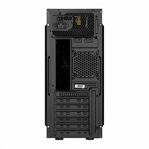 Корпус 2E Alfa E185-400 з БЖ 2E ATX400W, 1xUSB3.0, 2xUSB2.0, VGA 310мм, ATX, чорний