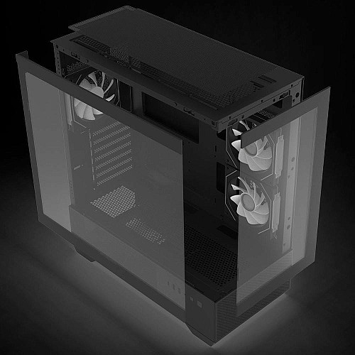Корпус Zalman Chronix V2 без БП, 1xUSB3.0, 1xUSB2.0, 1x Type C, 2x120мм ARGB Reverse, 4x120мм ARGB, VGA 410мм, LCS ready, TG Side/Front Panel, ATX, черный