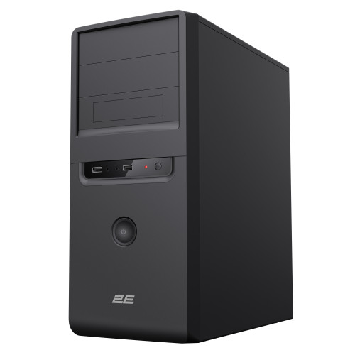 Корпус 2E TeamX TMX01 з БЖ 2E ATX400W 2xUSB2.0 1x80мм, VGA 310мм, ATX чорний