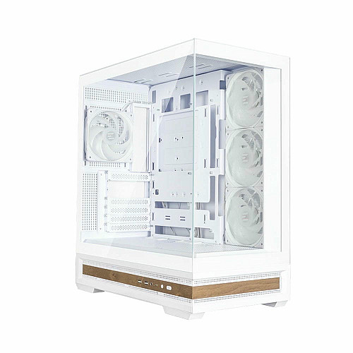 Корпус Zalman P40 NAMU без БП, 2xUSB3.0, 1x Type C, 3x120мм ARGB Reverse, 1x120мм ARGB, VGA 420мм, LCS ready, TG Side/Front Panel, ATX, белый