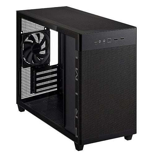 Корпус ASUS Prime AP201 Tempered Glas, без БП, 2xUSB3.2, 1xUSB Type-C, Tempered Glass side, mATX, черный 90DC00G0-B39010
