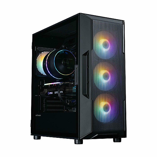 Корпус Zalman I3 Neo V2 без БП, 2xUSB3.0, 1x Type C, 4x120мм RGB, VGA 400мм, LCS ready, TG Side Panel, ATX, черный
