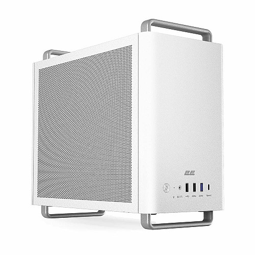 Корпус 2E Credo Mesh V300W-MH без БП, 2xUSB3.0, 1х USB 2.0, 1xUSB Type-C, 1x90мм, VGA 310мм, mATX, белый
