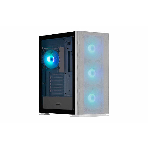 Корпус 2E GAMING Virtus Neo G3301NW без БП 2xUSB3.0, 1xUSB2.0, 3x140мм ARGB, 1x120мм ARGB, VGA 340мм, LCS ready, контроллер с пультом, TG Side Panel, ATX,