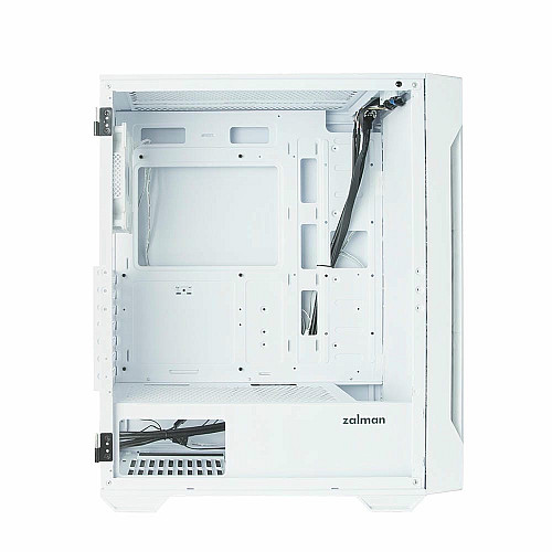 Корпус Zalman I3 Neo TG без БП, 1xUSB3.0, 2xUSB2.0, 4x120мм ARGB, VGA 355мм, LCS ready, TG Side/Front Panel, ATX, белый
