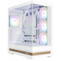 Корпус Zalman P40 NAMU без БП, 2xUSB3.0, 1x Type C, 3x120мм ARGB Reverse, 1x120мм ARGB, VGA 420мм, LCS ready, TG Side/Front Panel, ATX, белый