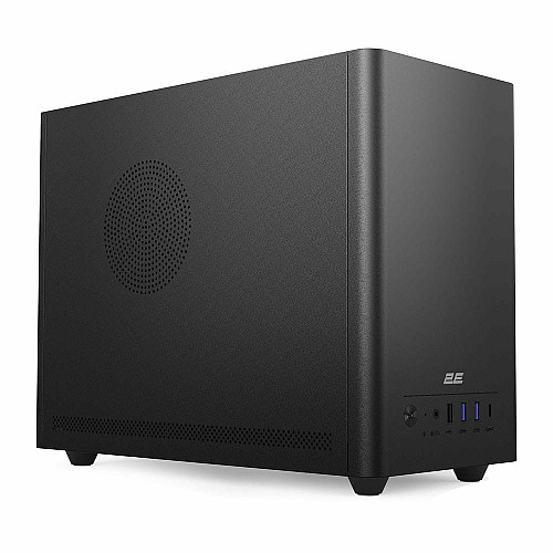 Корпус 2E Credo Metal V300B без БЖ, 2xUSB3.0, 1х USB 2.0, 1xUSB Type-C, 1x90мм, VGA 310мм, mATX, чорний