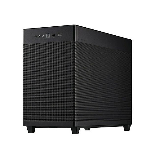 Корпус ASUS Prime AP201 Tempered Glas, без БП, 2xUSB3.2, 1xUSB Type-C, Tempered Glass side, mATX, черный 90DC00G0-B39010