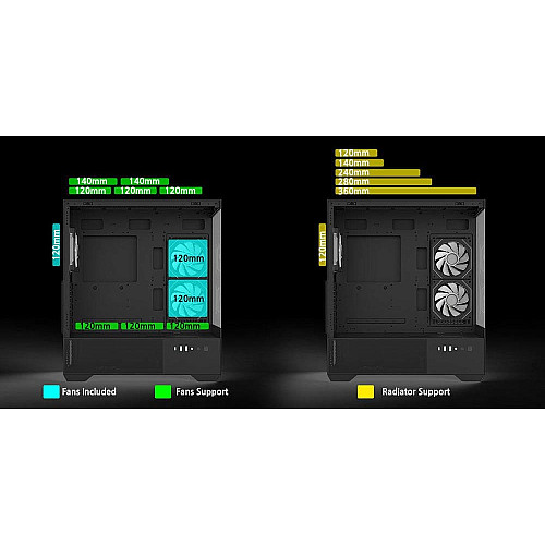 Корпус Zalman Chronix V2 без БП, 1xUSB3.0, 1xUSB2.0, 1x Type C, 2x120мм ARGB Reverse, 4x120мм ARGB, VGA 410мм, LCS ready, TG Side/Front Panel, ATX, черный