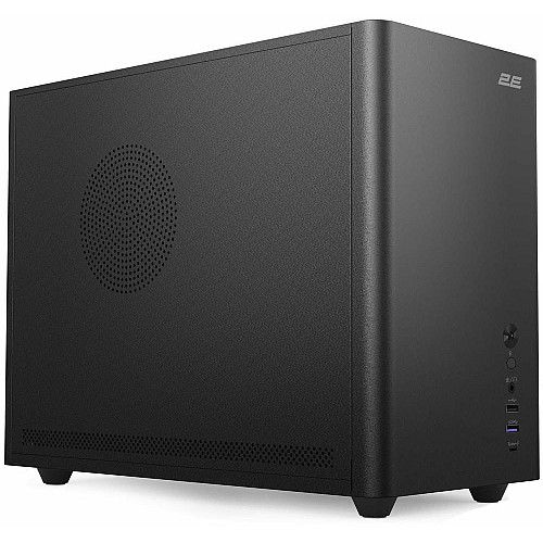 Корпус 2E Credo Metal V350B без БП, 1xUSB3.0, 1х USB 2.0, 1xUSB Type-C, 3x120мм, VGA 350мм, LCS ready, mATX, черный