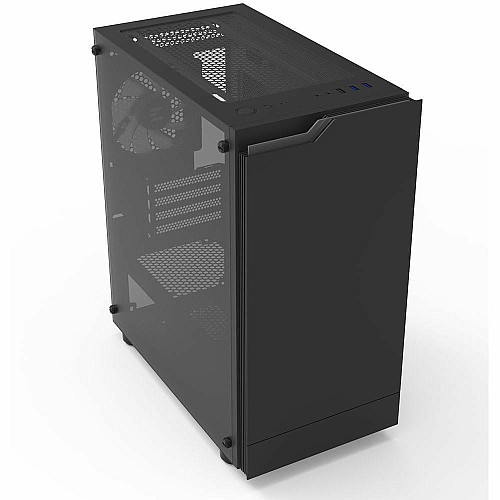 Корпус Zalman T4 Plus без БП, 2xUSB3.0, 1xUSB2.0, 1x120мм ARGB, VGA 320мм, LCS ready, TG Side Panel, mATX, черный