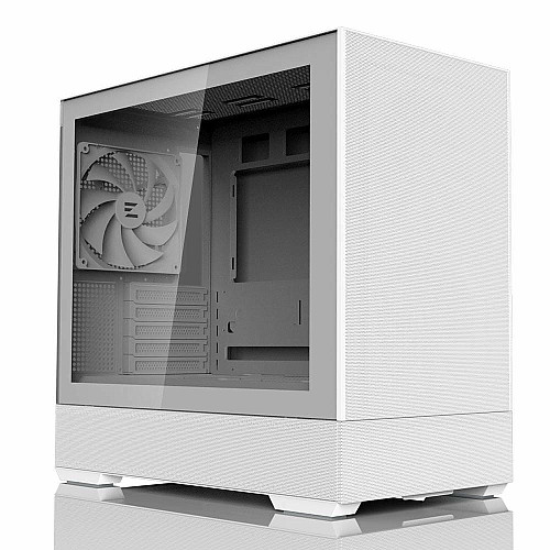 Корпус Zalman P30 AIR без БП, 1xUSB3.0, 1xUSBType-C, 3x140мм ARGB, VGA 392мм, LCS ready, TG Side Panel, mATX, белый