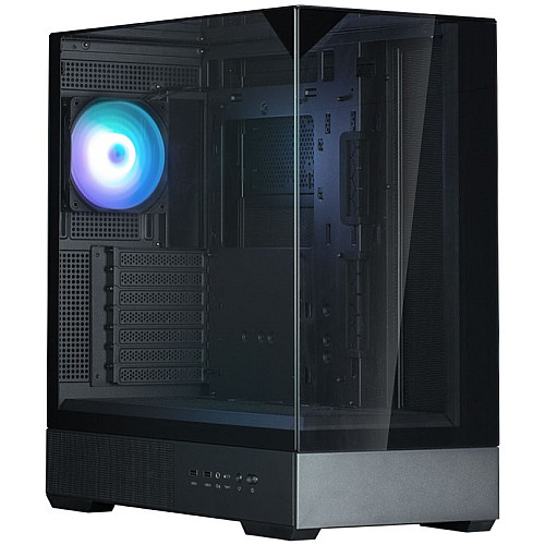 Корпус Zalman P40 Prism без БЖ, 2xUSB3.0, 1xUSBType-C, 1x120мм ARGB, VGA 420мм, LCS ready, TG 3x Panels, ATX, чорний