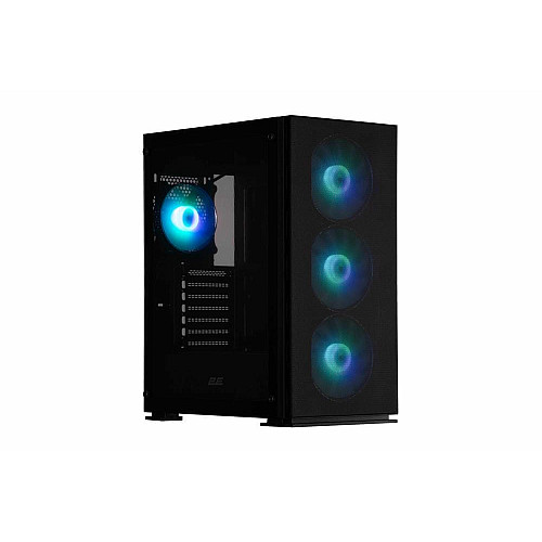 Корпус 2E GAMING Virtus Neo G3301N без БП 2xUSB3.0, 1xUSB2.0, 3x140мм ARGB, 1x120мм ARGB, VGA 340мм, LCS ready, контроллер с пультом, TG Side Panel, ATX, черный