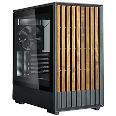 Корпус Zalman P10 Namu без БП, 1xUSB3.0, 1xUSBType-C, 2x120мм, 1x120мм ARGB, VGA 340мм, LCS ready, TG Side Panel, mATX, чорний