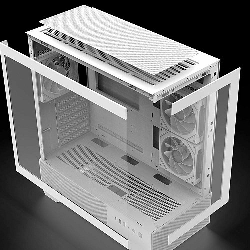 Корпус Zalman Chronix V2 без БП, 1xUSB3.0, 1xUSB2.0, 1x Type C, 2x120мм ARGB Reverse, 4x120мм ARGB, VGA 410мм, LCS ready, TG Side/Front Panel, ATX, белый