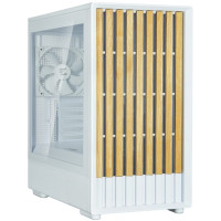 Корпус Zalman P10 Namu без БП, 1xUSB3.0, 1xUSBType-C, 2x120мм, 1x120мм ARGB, VGA 340мм, LCS ready, TG Side Panel, mATX, білий