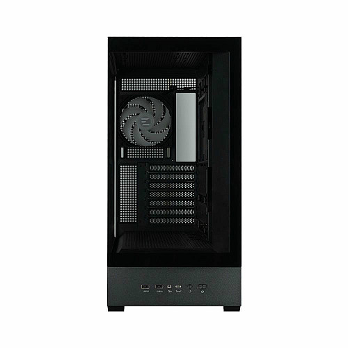 Корпус Zalman P40 DS без БП, 2xUSB3.0, 1x Type C, 3x120мм ARGB Reverse, 1x120мм ARGB, VGA 420мм, LCS ready, TG Side/Front Panel, Display, ATX, черный