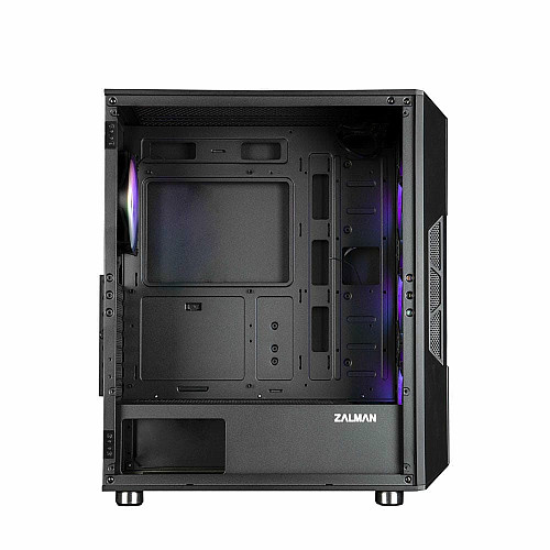 Корпус Zalman I3 Neo без БП, 1xUSB3.0, 2xUSB2.0, 4x120мм RGB, VGA 355мм, LCS ready, TG Side Panel, ATX, черный