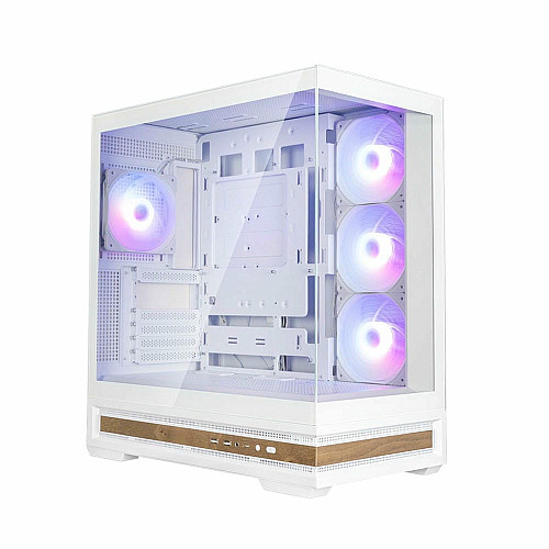 Корпус Zalman P40 NAMU без БП, 2xUSB3.0, 1x Type C, 3x120мм ARGB Reverse, 1x120мм ARGB, VGA 420мм, LCS ready, TG Side/Front Panel, ATX, белый