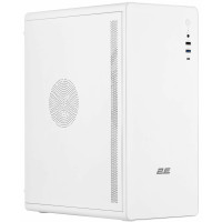 Корпус 2E Credo V500W без БЖ, 1xUSB3.0, 1х USB 2.0, 1xUSB Type-C, 1x120мм, VGA 310мм, ATX, білий