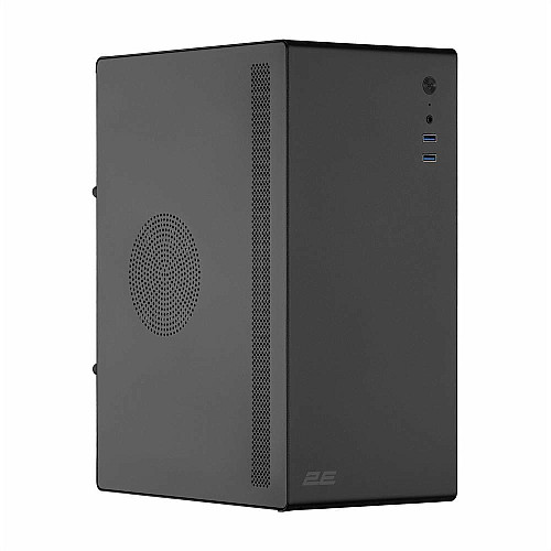 Корпус 2E Credo V200B без БЖ, 2xUSB3.0, 1x80мм, VGA 250мм, mATX, чорний