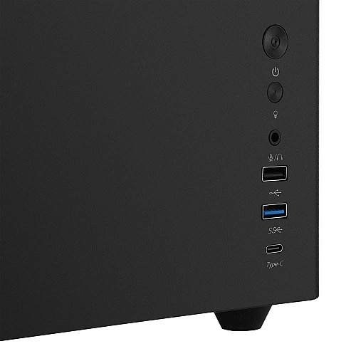 Корпус 2E Credo Plus V350BG без БП, 1xUSB3.0, 1х USB 2.0, 1xUSB Type-C, 3x120мм ARGB, VGA 350мм, LCS ready, контроллер с пультом, TG Side Panel, mATX, черный