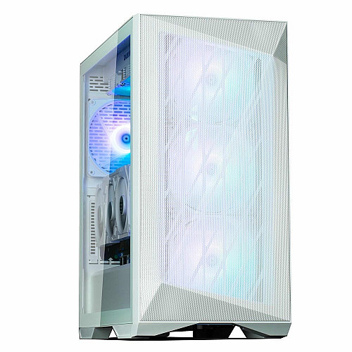 Корпус Zalman Z9 Iceberg MS без БП, 2xUSB3.0, 2xUSB2.0, 1xUSB 3.1 Gen2 Type-C, 4x140мм ARGB, VGA 390мм, LCS ready, TG Side Panel, EATX, белый
