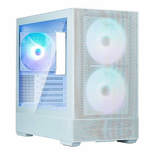 Корпус Zalman P30 AIR без БП, 1xUSB3.0, 1xUSBType-C, 3x140мм ARGB, VGA 392мм, LCS ready, TG Side Panel, mATX, белый