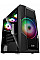 Корпус 2E GAMING Turbo G2057B без БП 2xUSB3.0, 1xUSB2.0, 1x200мм, ARGB, 3x120мм ARGB, VGA 345мм, LCS ready, HUB, TG Side Panel, ATX, черный