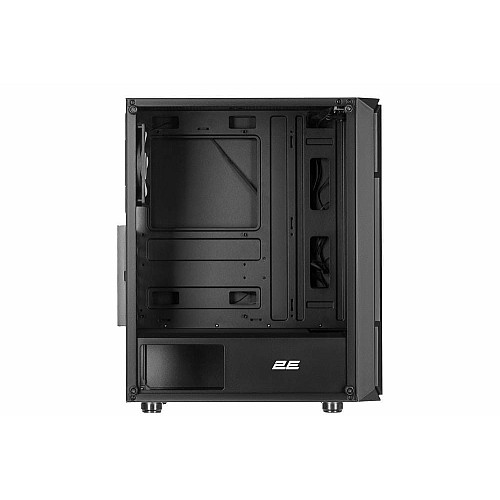 Корпус 2E GAMING Hexagon G338 без БП 2xUSB3.0, 1xUSBType-C, 3x120мм ARGB, 1x120мм, VGA 330мм, LCS ready, HUB, TG Side Panel, ATX, черный