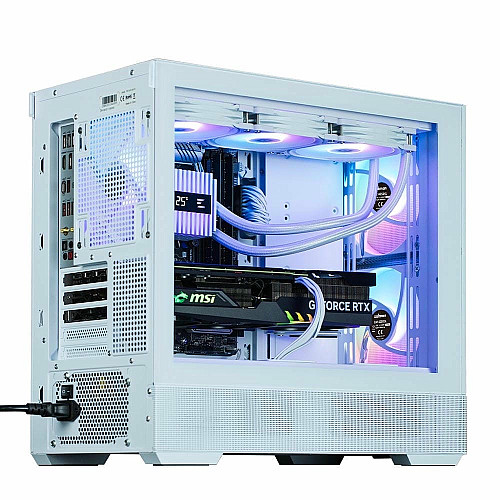 Корпус Zalman P30 AIR без БП, 1xUSB3.0, 1xUSBType-C, 3x140мм ARGB, VGA 392мм, LCS ready, TG Side Panel, mATX, белый