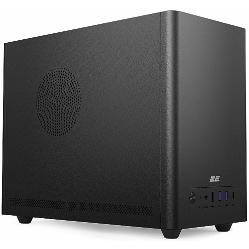Корпус 2E Credo Metal V300B без БЖ, 2xUSB3.0, 1х USB 2.0, 1xUSB Type-C, 1x90мм, VGA 310мм, mATX, чорний