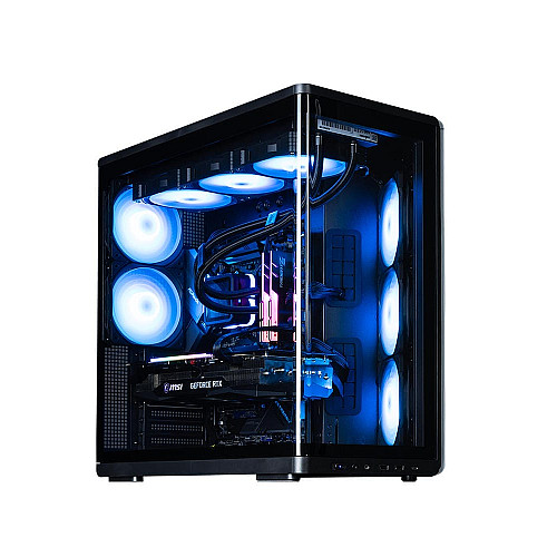 Корпус Zalman P60 без БП, 2xUSB3.0, 1x Type C, 3x120мм ARGB Reverse, 2x120мм ARGB, VGA 435мм, LCS ready, Curved Tempered Glass, Dual Chamber, ATX, черный