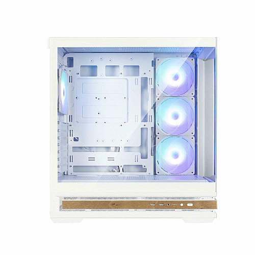 Корпус Zalman P40 NAMU без БП, 2xUSB3.0, 1x Type C, 3x120мм ARGB Reverse, 1x120мм ARGB, VGA 420мм, LCS ready, TG Side/Front Panel, ATX, белый