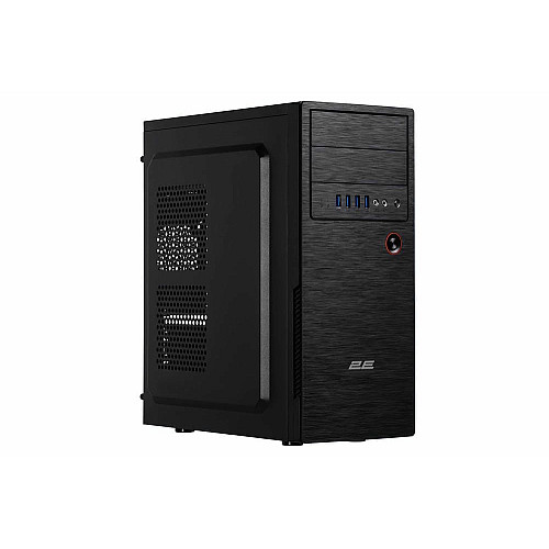 Корпус 2E Alfa E1802 без БЖ 4xUSB3.0, VGA 320мм, ATX, чорний
