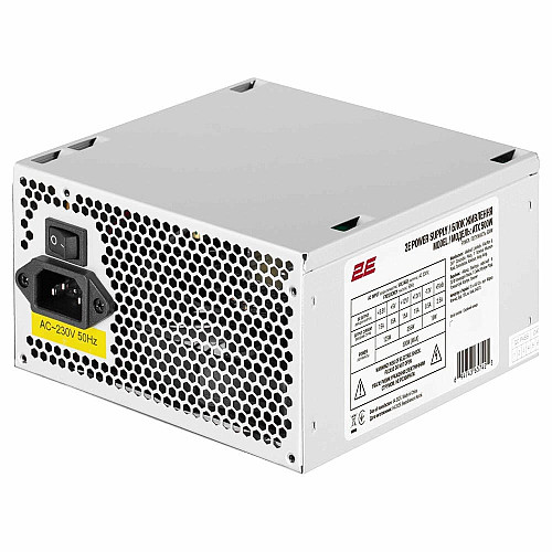 Корпус 2E TeamX TMX03 с БП 2E ATX500W, 2xUSB3.0, 1x80мм, VGA 220мм, mATX, черный