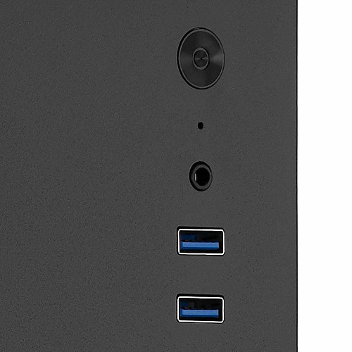 Корпус 2E Credo V200B без БЖ, 2xUSB3.0, 1x80мм, VGA 250мм, mATX, чорний