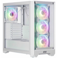 Корпус 2E GAMING Dominator Pro G2302W, без БЖ 2xUSB3.0, 1xUSBType-C, 4x120мм ARGB, VGA 380мм, LCS ready, контролер з пультом, TG Side Panel, TG/Mesh Front panel, ATX, білий