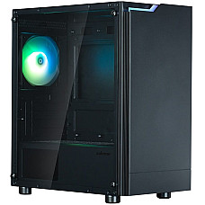 Корпус Zalman T4 Plus без БЖ, 2xUSB3.0, 1xUSB2.0, 1x120мм ARGB, VGA 320мм, LCS ready, TG Side Panel, mATX, чорний