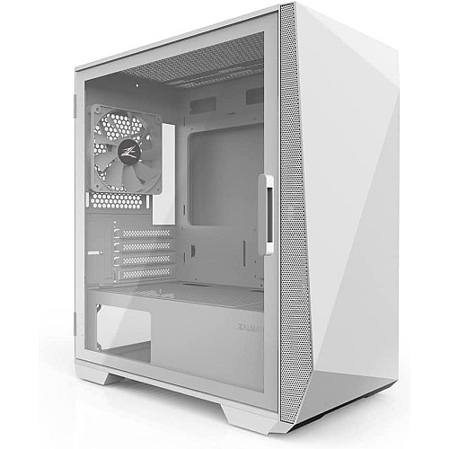 Корпус Zalman Z1 Iceberg без БП, 2xUSB3.0, 1xUSB2.0, 3x120мм, VGA 330мм, LCS ready, TG Side Panel, mATX, белый