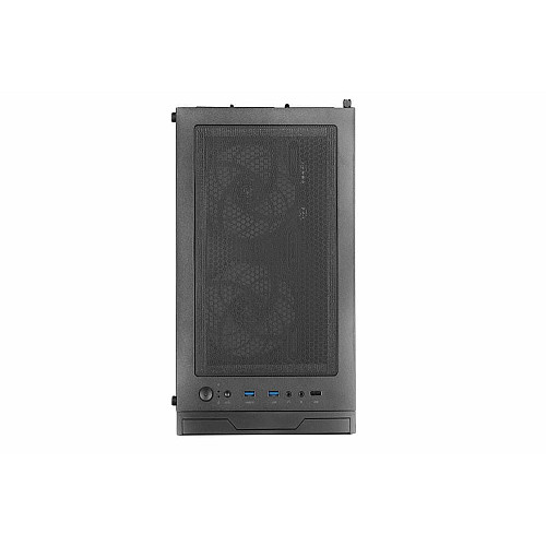 Корпус 2E GAMING Turbo G2057B без БП 2xUSB3.0, 1xUSB2.0, 1x200мм, ARGB, 3x120мм ARGB, VGA 345мм, LCS ready, HUB, TG Side Panel, ATX, черный