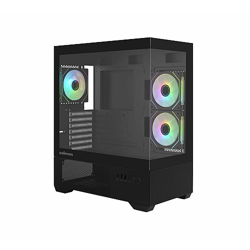 Корпус Zalman Chronix V2 без БП, 1xUSB3.0, 1xUSB2.0, 1x Type C, 2x120мм ARGB Reverse, 4x120мм ARGB, VGA 410мм, LCS ready, TG Side/Front Panel, ATX, черный