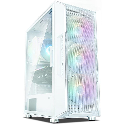 Корпус Zalman I3 Neo без БП, 1xUSB3.0, 2xUSB2.0, 4x120мм RGB, VGA 355мм, LCS ready, TG Side Panel, ATX, белый