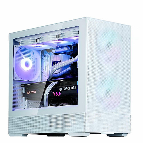Корпус Zalman P30 AIR без БП, 1xUSB3.0, 1xUSBType-C, 3x140мм ARGB, VGA 392мм, LCS ready, TG Side Panel, mATX, белый