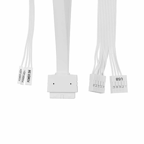 Корпус 2E Credo Slim V90W-400 с БП 2E TFX400, 1xUSB3.0, 1х USB 2.0, 1xUSB Type-C, 2x90мм, VGA 220мм, mATX, белый