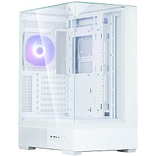 Корпус Zalman P40 Prism без БЖ, 2xUSB3.0, 1xUSBType-C, 1x120мм ARGB, VGA 420мм, LCS ready, TG 3x Panels, ATX, білий