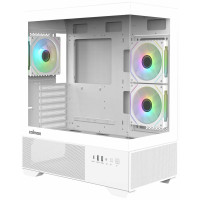 Корпус Zalman Chronix V2 без БП, 1xUSB3.0, 1xUSB2.0, 1x Type C, 2x120мм ARGB Reverse, 4x120мм ARGB, VGA 410мм, LCS ready, TG Side/Front Panel, ATX, белый